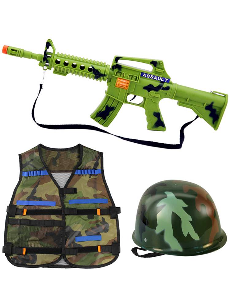 Kindergarten camouflage vest tactical vests summer thin air -breathable soldiers field game children's performance service