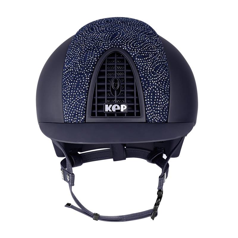 Italian KEP Equestrian helmet (blue flash diamond) adult/children's Rockma horses 8101245