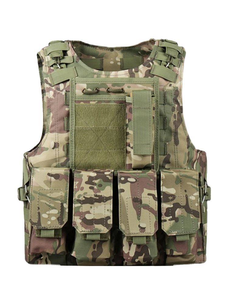 Kindergarten police toy combat equipment Equipped children's camouflage vest bulletproof tactical vest, eat chicken three -level armor