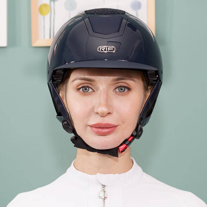 BASLONGRIF Equestrian helmet women's summer horse riding helmet head hat large hat brim knight safety protection