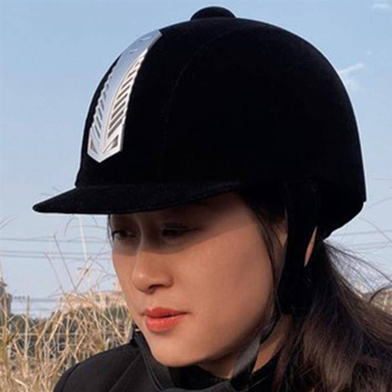 Locle velvet equestrian helmet adult boys, children, children, knight helmet horse ball riding competition for helmet equipment