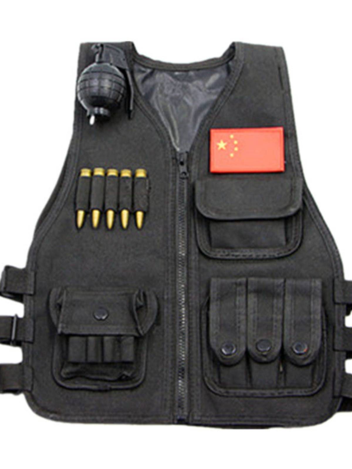 Children's Summer Camp Tactical Vests Multifunctional Outdoor Vests Bulletproof Clothing and Toys Equipment Eat Chicken Helmet III