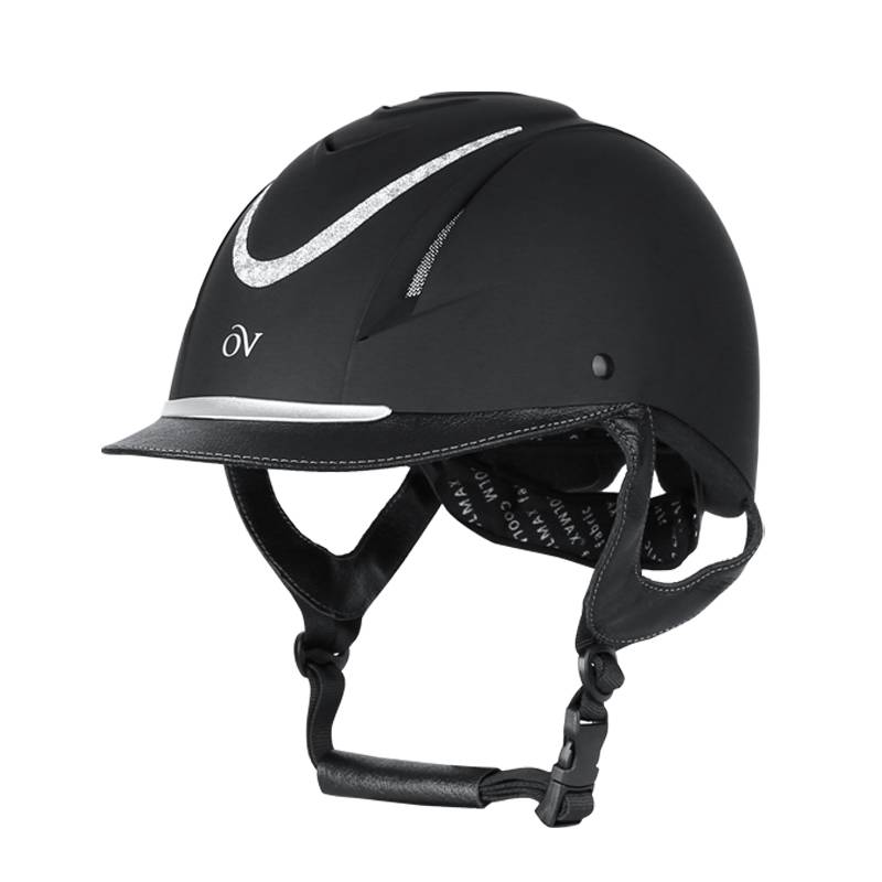 American OVATION Equestrian helmet gold and silver bars can adjust the riding helmet Rocky Horse 8101129