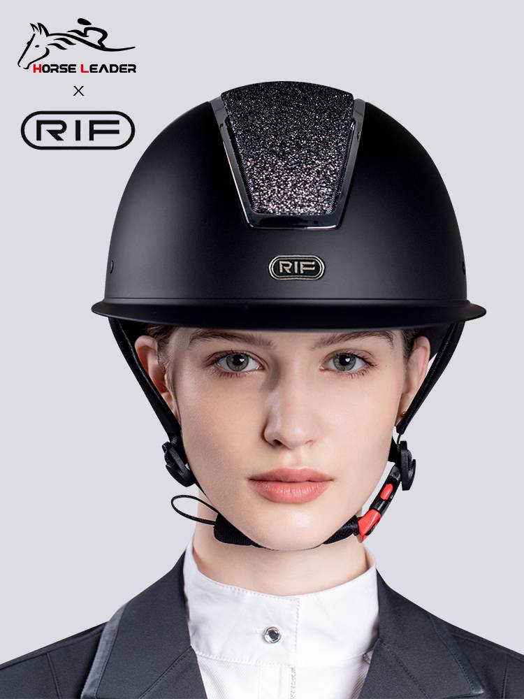 Horseleader & RIF co -branded EU certified equestrian adult riding helmet Children's breathable equestrian hat