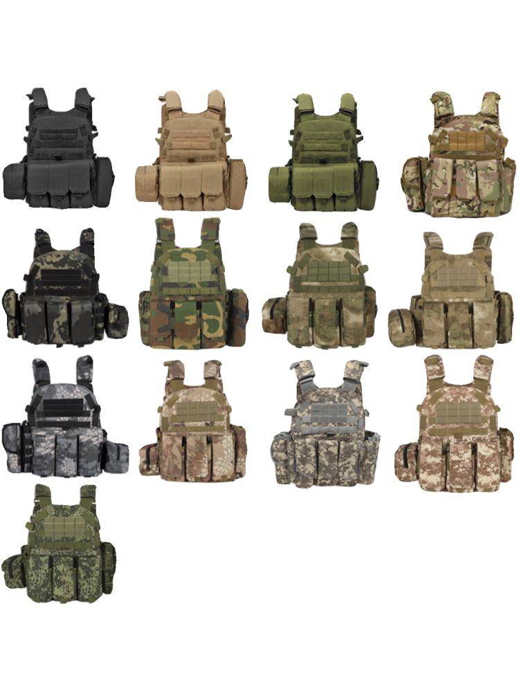 Adult tactical vest Special Forces helmets anti -bullet clothes third -level armor -on equipment camouflage vest special soldiers real people CS