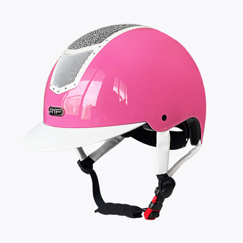 RIF Equestrian helmet Knight helmet pink drilling helmet helmet equestrian equipment equestrian equipment Knight helmet riding head