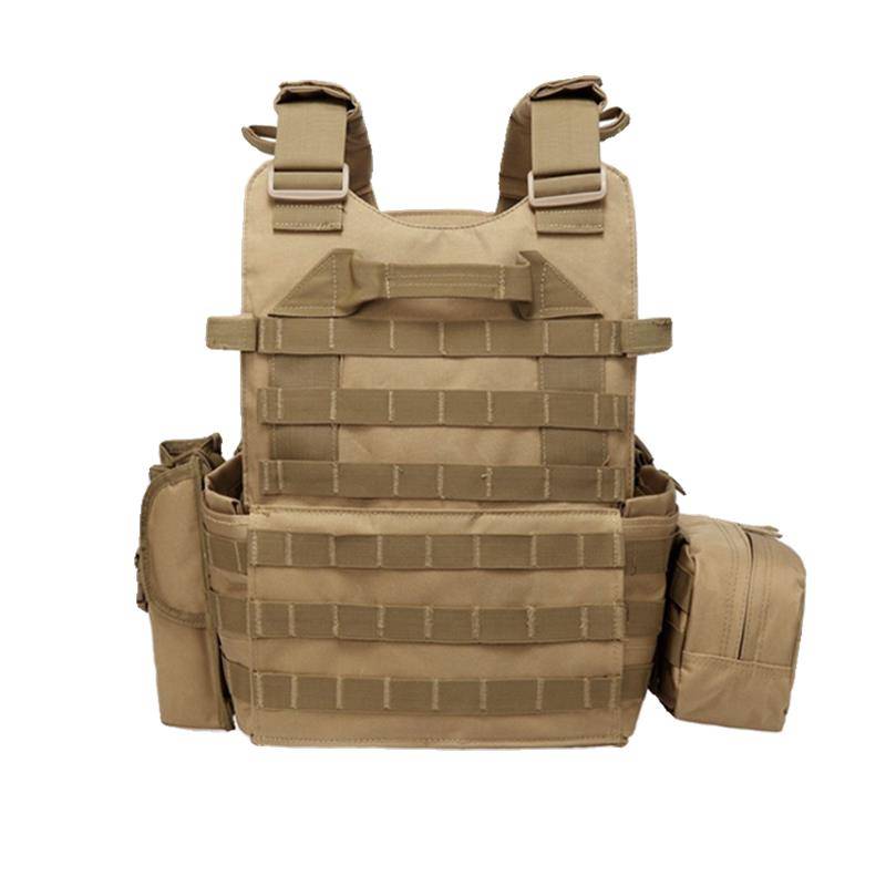 Children's tactical helmet mask combat vest vest special forces camouflage bullets, real people CS eat chicken three -level armor