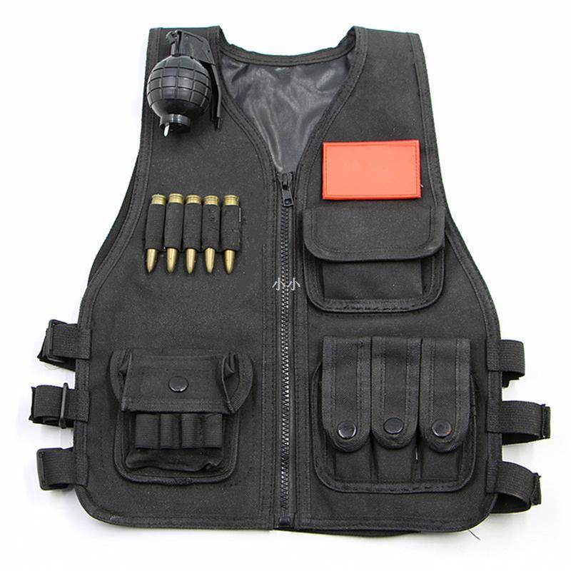 Three -level outdoor vest helmet Children's bullet -proof coat tactical chicken vest helmet special soldiers camouflage camouflage