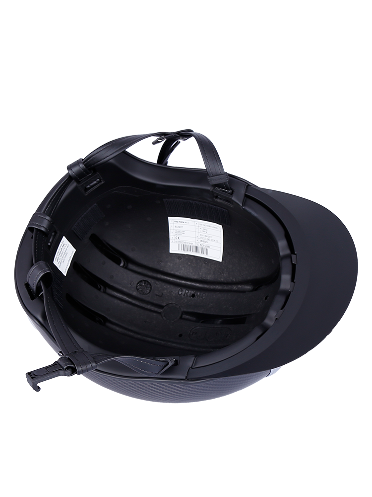 Italian KEP second -generation carbon fiber equestrian helmet (silver bright board) Rockma horses 8101269