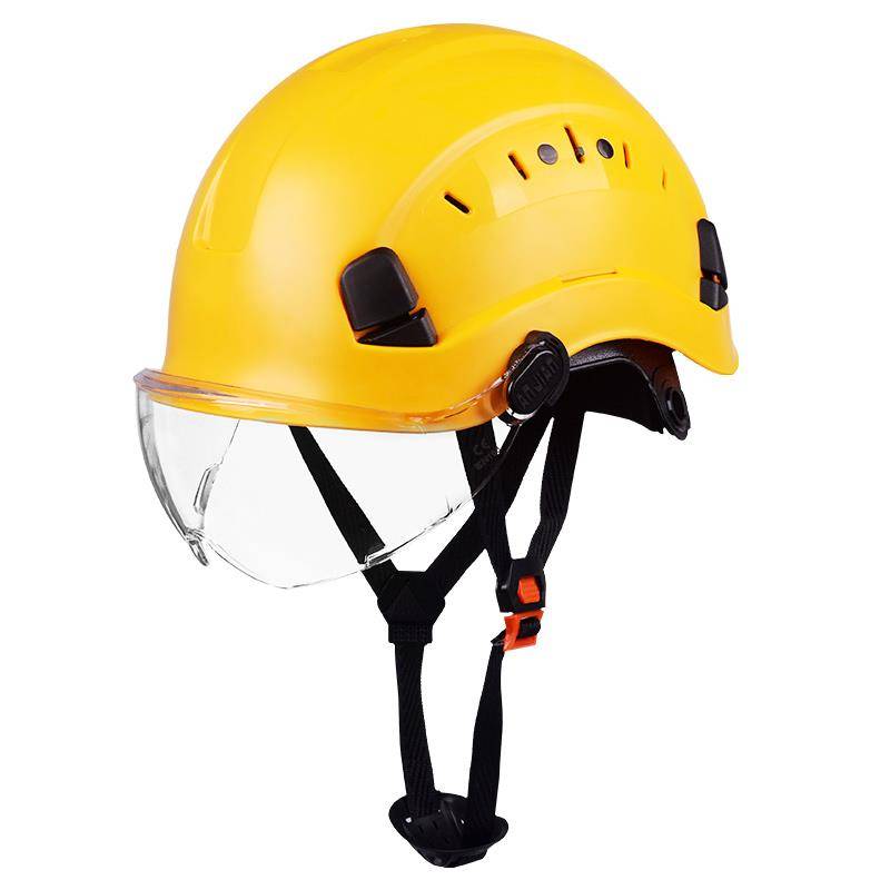 National standard anti -smashing with goggles, goggles, helmets, men's construction summer breathable leadership riding equestrian protection helmet