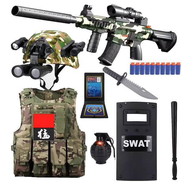 Tactical helmets Children's combat vest toy guns fans CS real -life outdoor vest CP vest