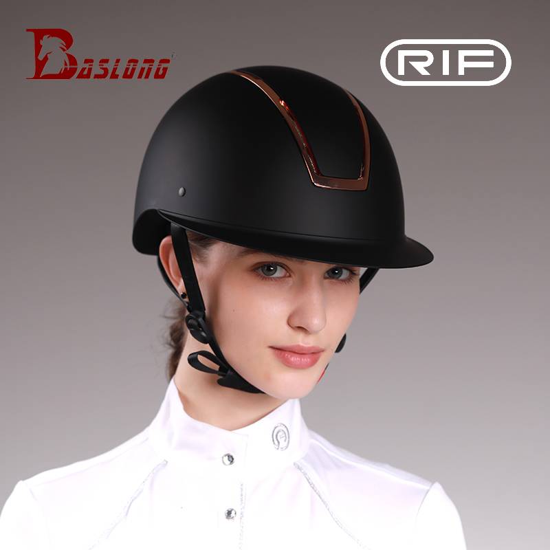RIF Equestrian helmet riding helmet, fashion minimalist equestrian barrier barrier helmet, big hat, head helmet EU security certification