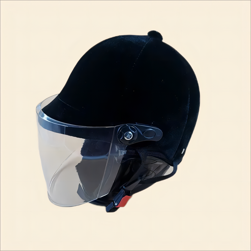The horse helmet rides the electric horse helmet velvet, velvet, velvet, velvet, velvet-proof mirrors