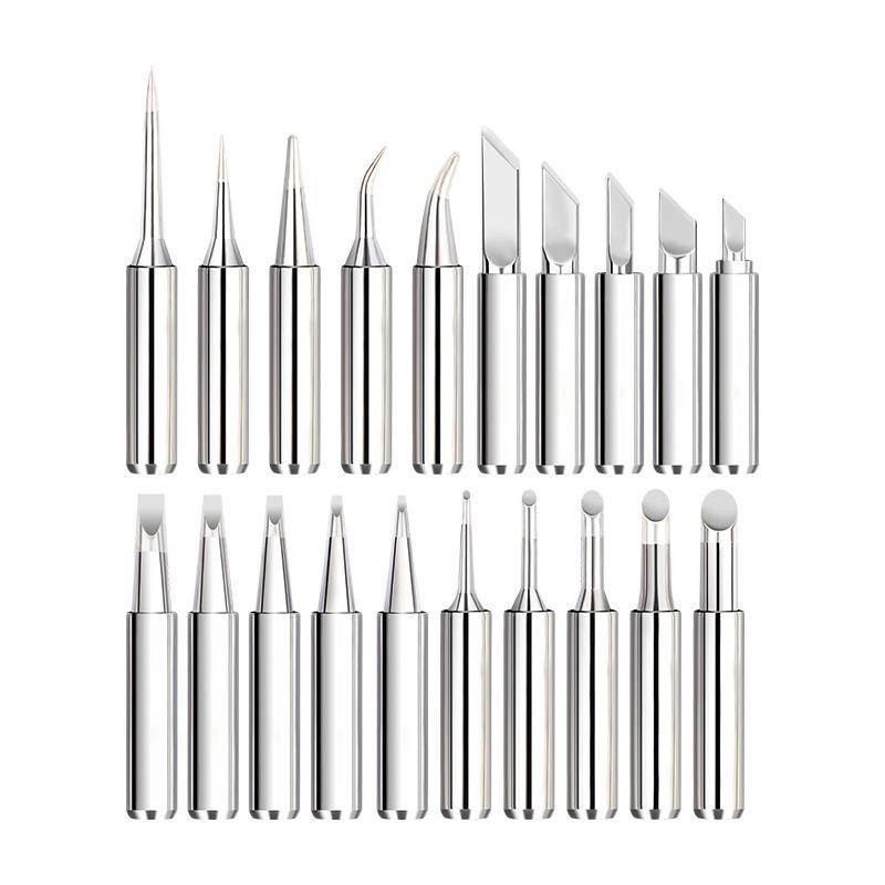 936 welding platform branding iron head gold lead -free constant temperature electrical iron head heat universal pointed pointed horseshoe head
