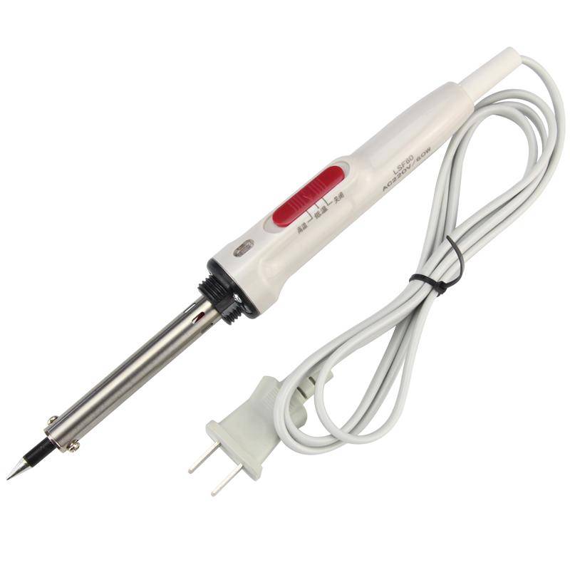 Outer heating 30W pointed hem temperature electrophoresis Luo Iron Set electric iron knife head 60W one word oblique head -shaped horseshoe head