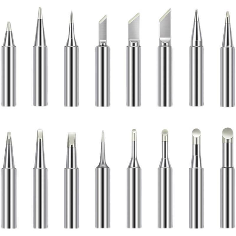 Constant temperature electrical iron head large-pores 919m-T-K knife mouth B round tip tip horseshoe head high-power welding platform 75W/90W