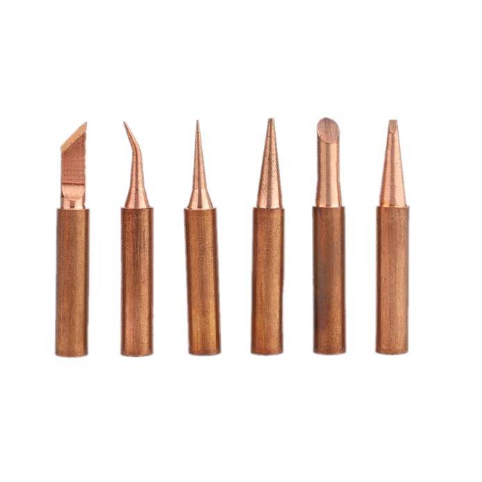 Pure Copper Bae Iron head 936 welded iron head 900m universal welding head K knife head horseshoe pointed mouth curved pointed pointed pyrograph