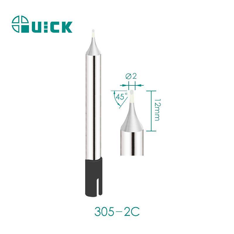 Quick 303D lead welded desktop welded type/B/horseshoe type/D type/knife type/SK type iron head 305