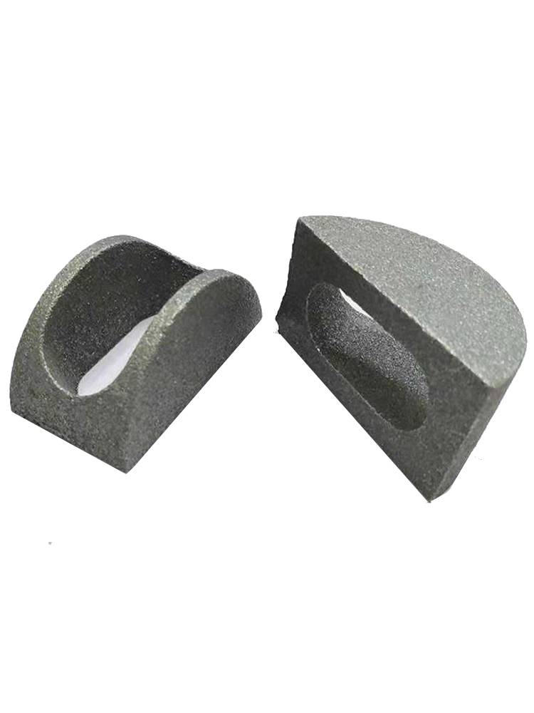 Round Steel with a pull -out cast iron steel structure ingot pad building crescent cushion saddle hoof balance ball pad M20M24