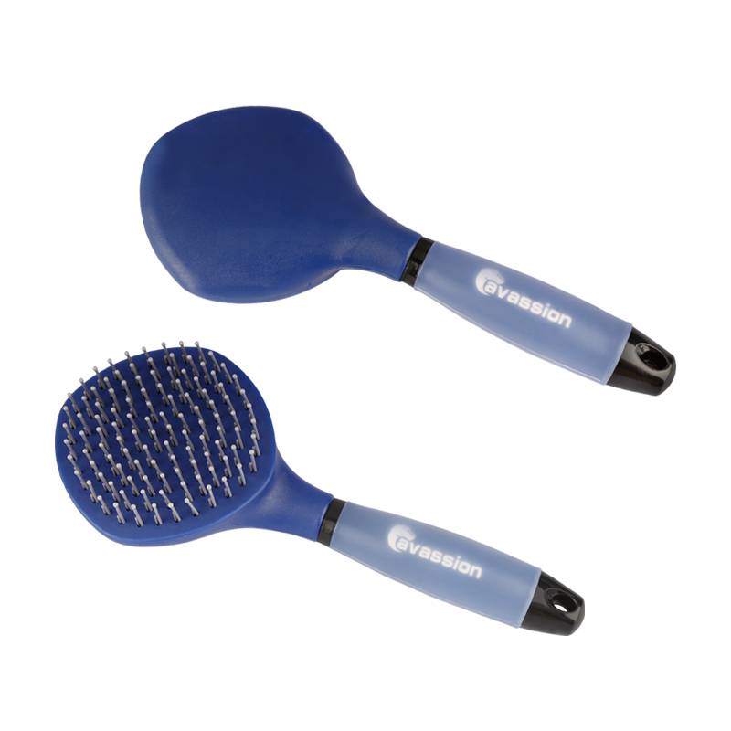 Cavassion silicone mane combing horse brush horse combing Moring Rockma horses 8801075
