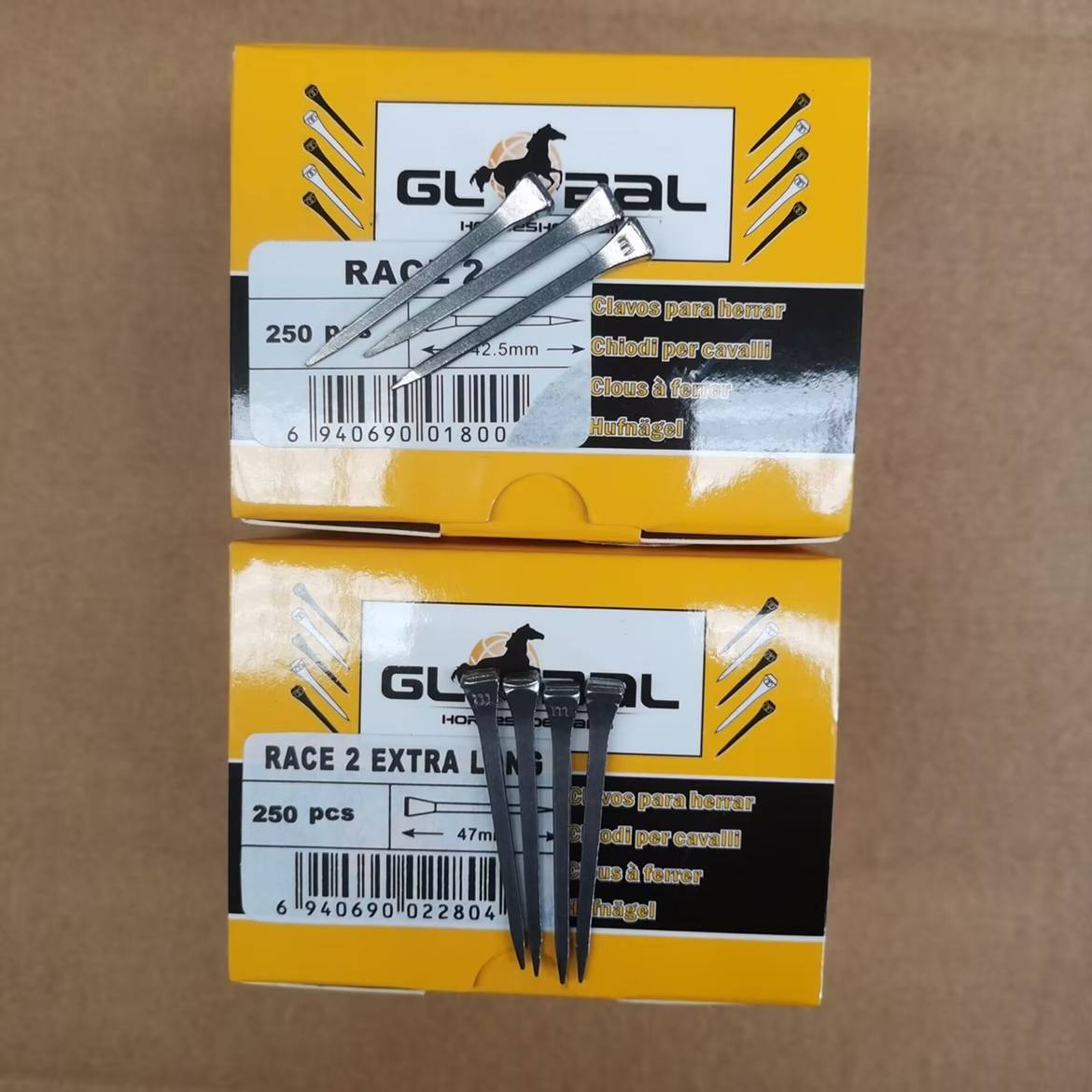 Yellow box RACE2 and long 47mm