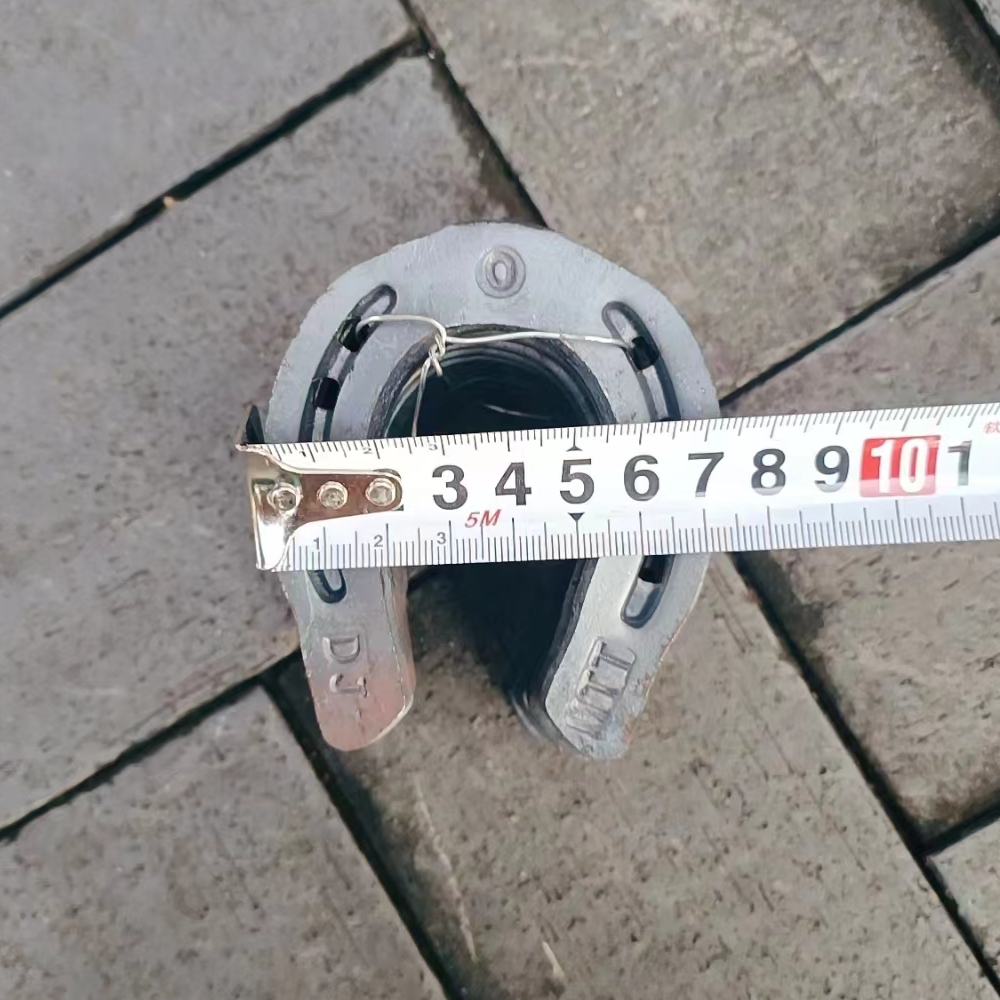Military horse Zero has about seven centimeters and four nails