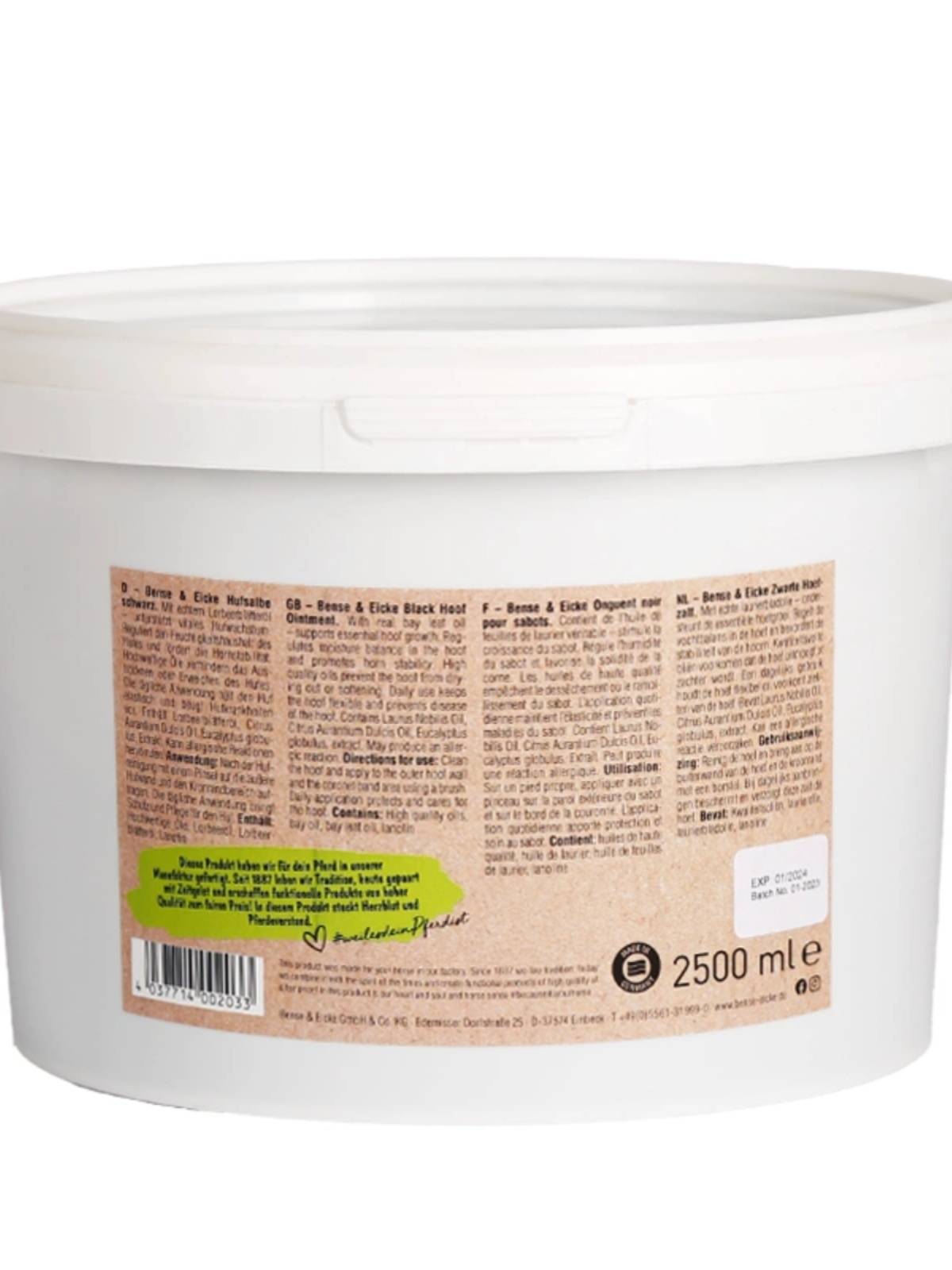 roach oil, horse hoof oil, 2.5 litres