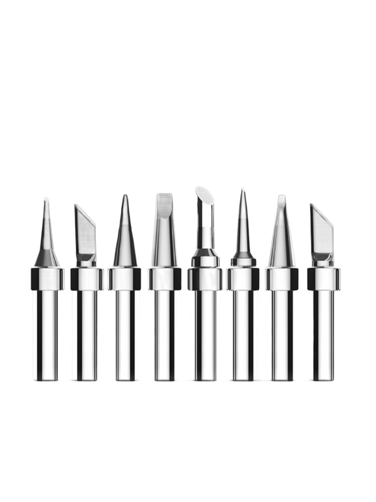 203h soldering iron head, copper, tip, pointed mouth, horseshoe head fast gram 203H high -frequency welding table universal Loofa head accessories