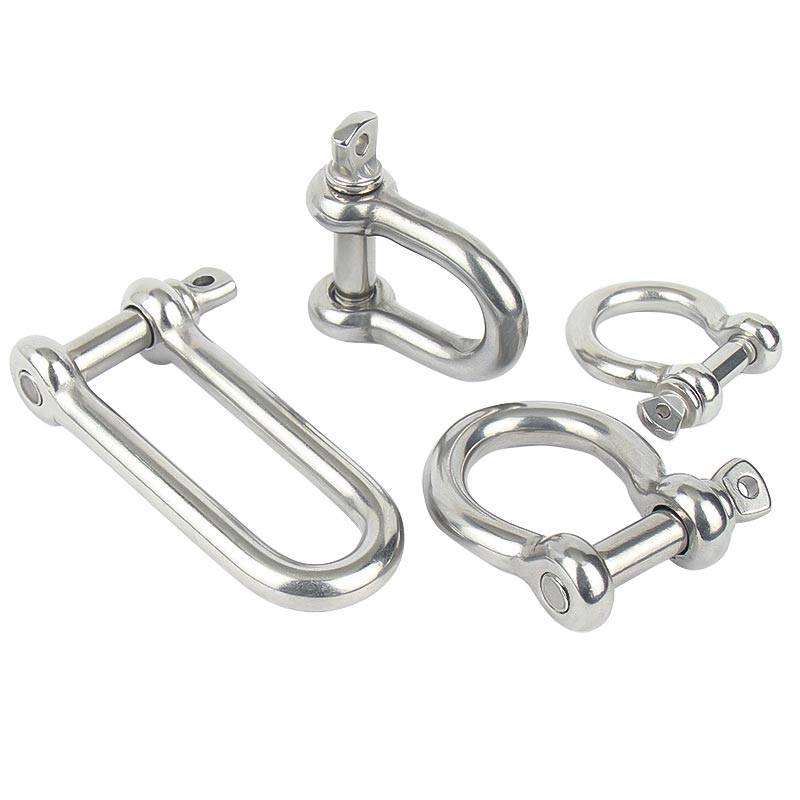 304 No B Rin Steel Japanese Bow type buckle small U -shaped unloading steel wire rope chain national standard U -shaped horseshoe -shaped buckle