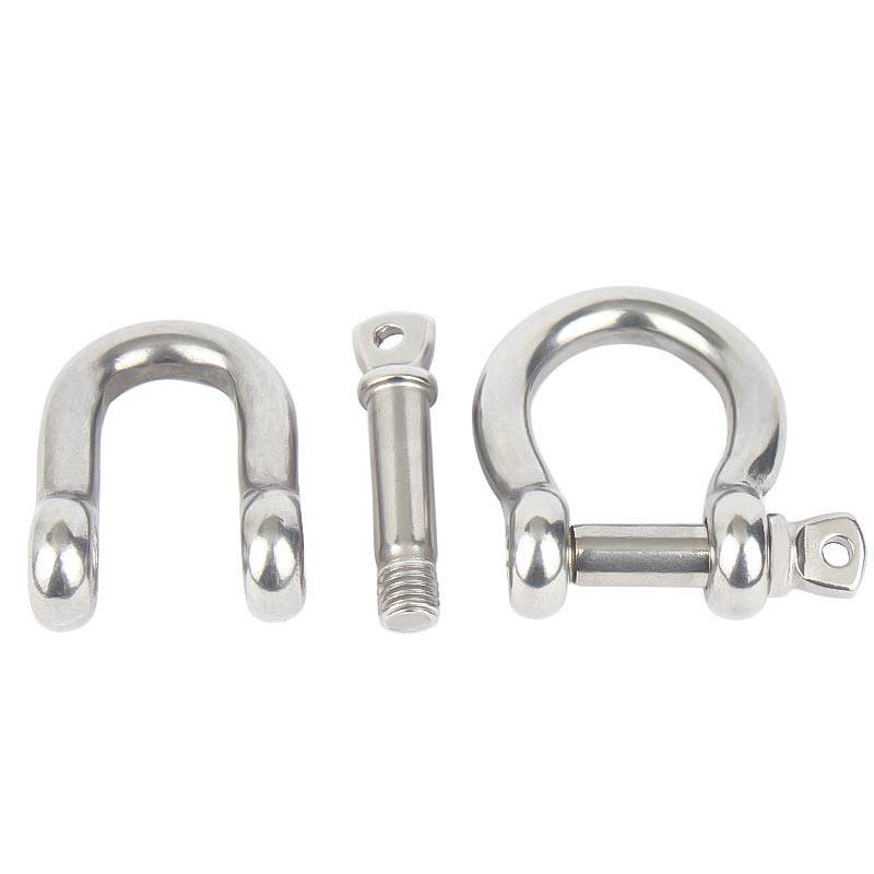 304 No B Rin Steel Japanese Bow type buckle small U -shaped unloading steel wire rope chain national standard U -shaped horseshoe -shaped buckle