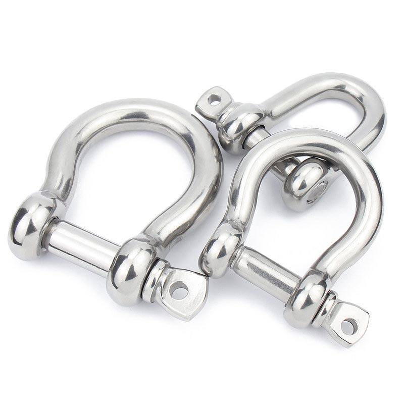 304 No B Rin Steel Japanese Bow type buckle small U -shaped unloading steel wire rope chain national standard U -shaped horseshoe -shaped buckle