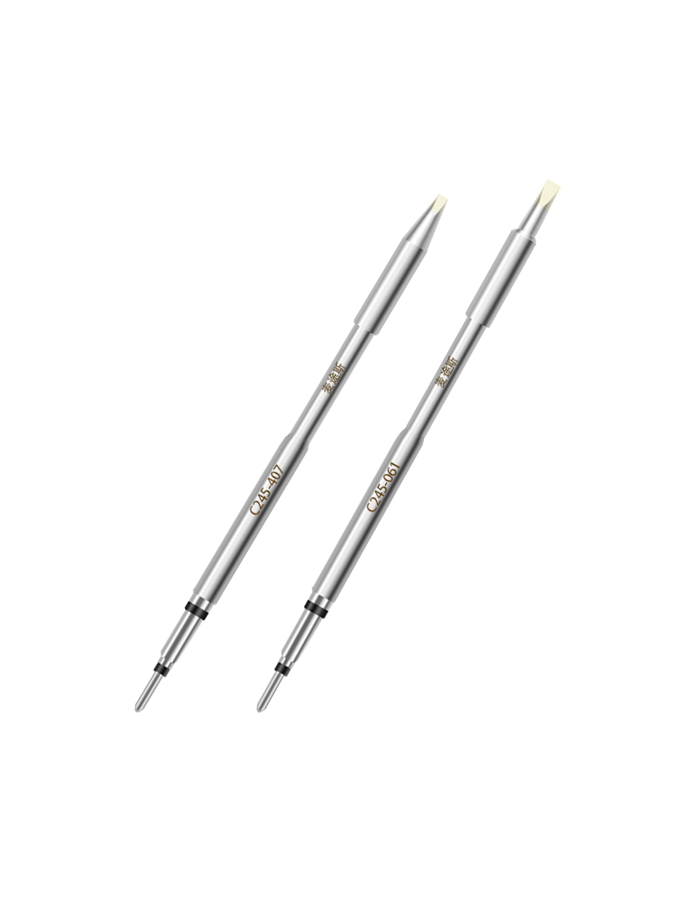 C245 soldering iron head replaces the common applicable JBC welding table flat head -shaped horseshoe -shaped knife t245 handle soldering iron turtle