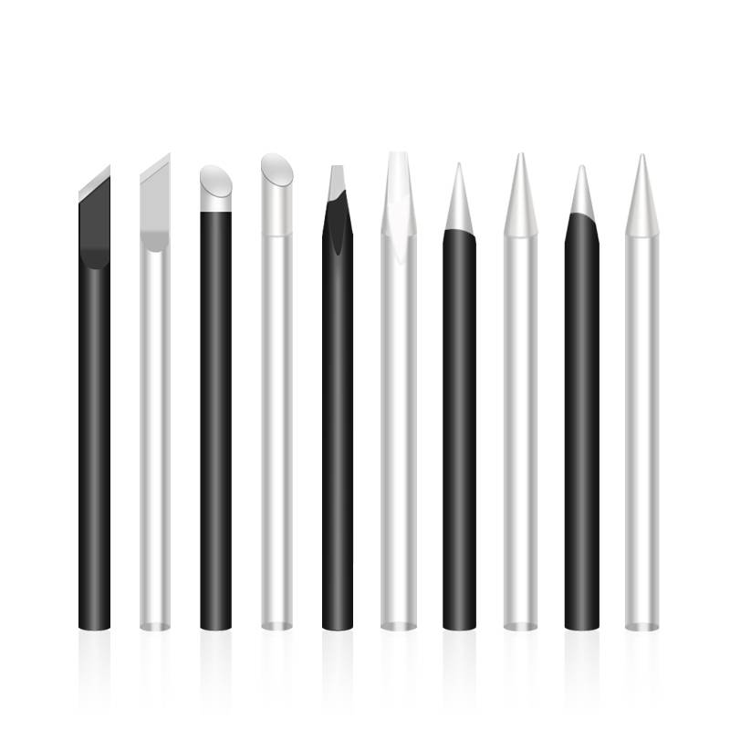 Outer heat -type black gold versation iron head welding tip 30W40 watt 60W pointed pointed Tietui tattoo horseshoe head chromium iron welding head