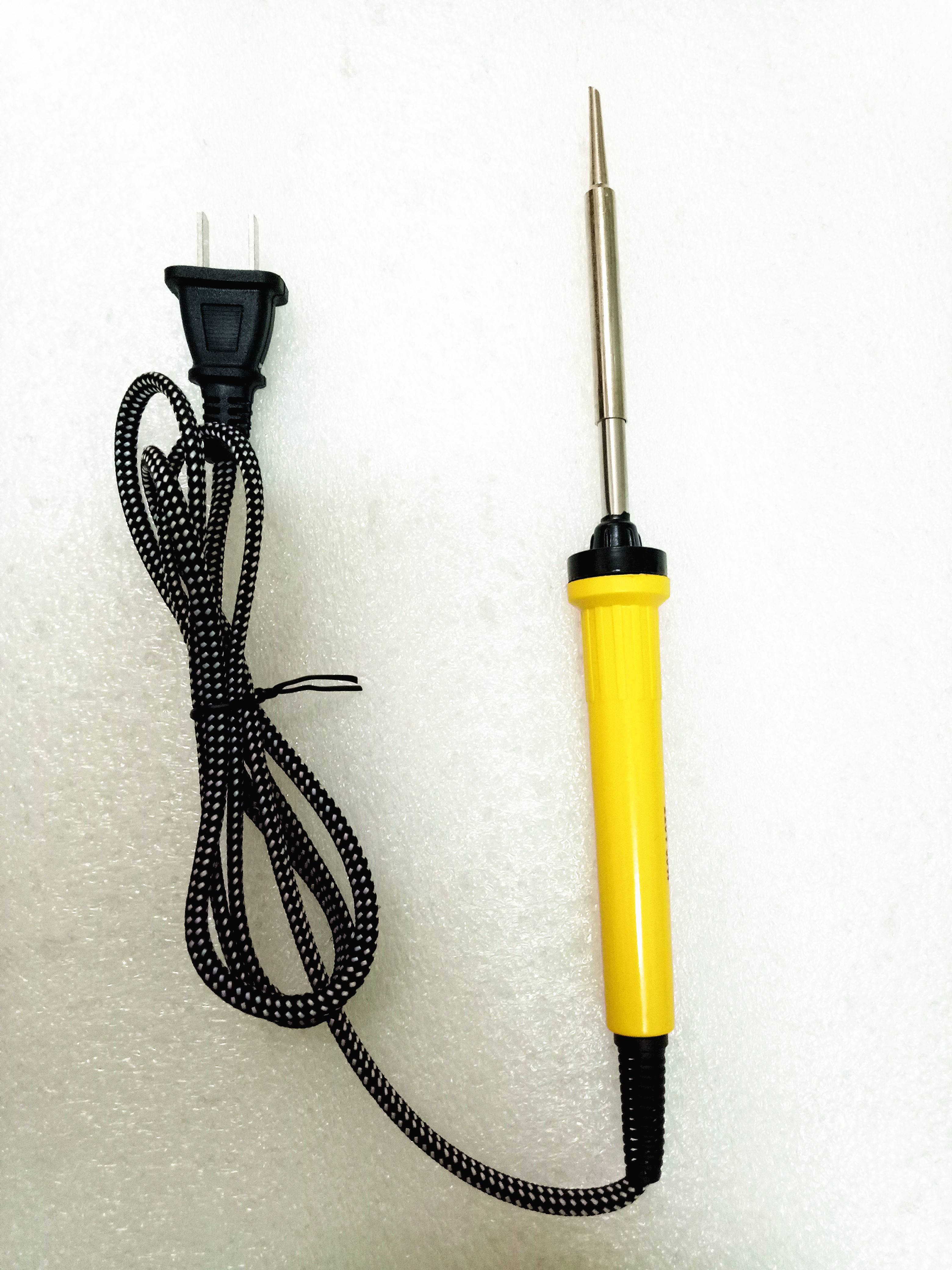 Shanghai Huagong's thermal coded iron horseshoe -shaped tin tin soldering soldering iron oblique mouth 35W50W soldering iron core iron head