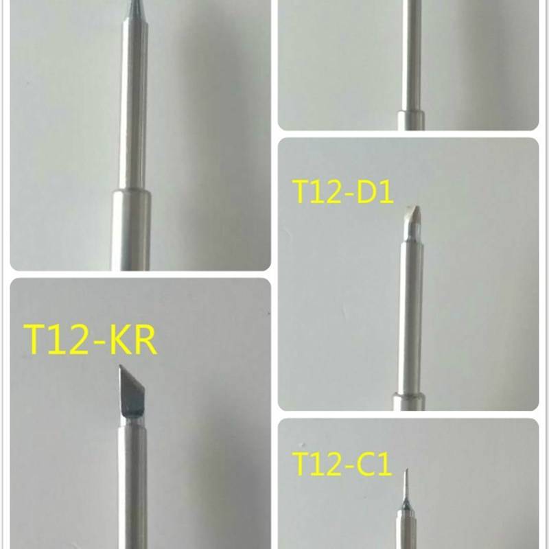 White-ray cabbage beef electric soldering iron t12-k welding tip flat flat knife head Horseshoe bending iron hair heating core