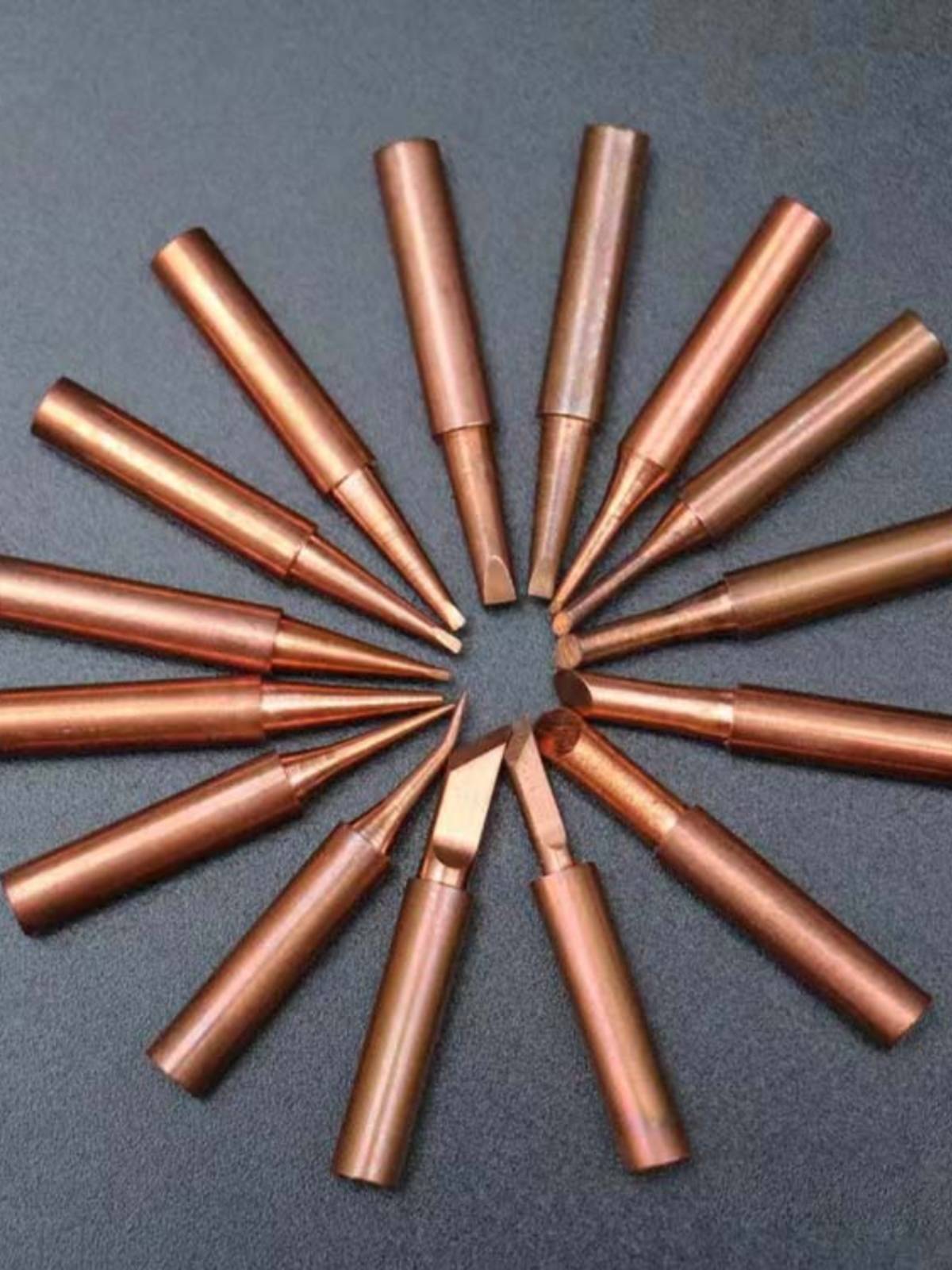 936 Internal thermal pure copper electric iron head Luo Iron head welding torch 60W welding table horseshoe head pointed blade head