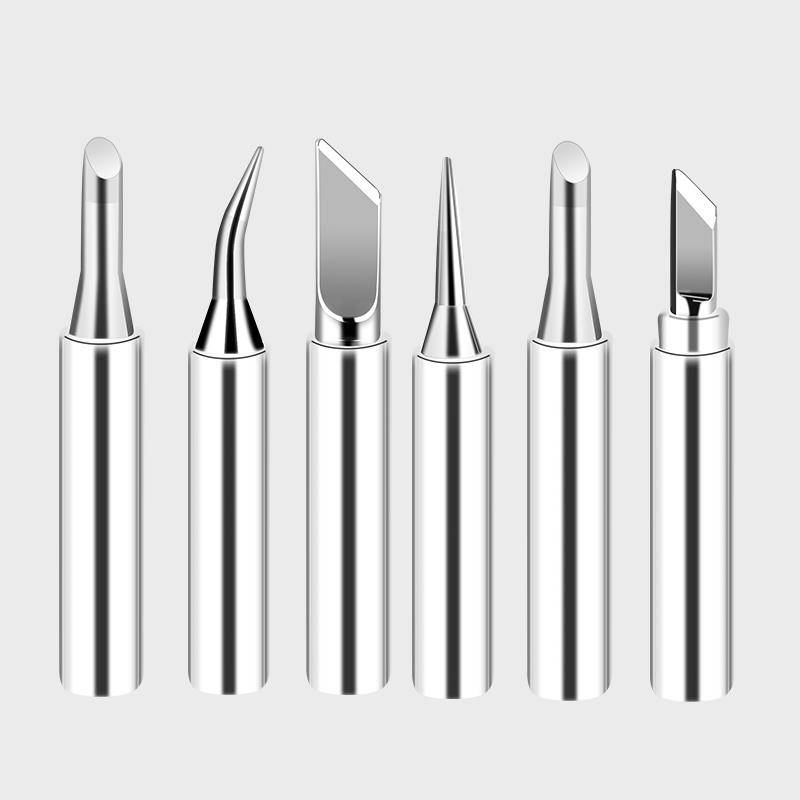 Lead -free 936 soldering iron head constant temperature electrophorette iron head hot knife bending pointed pointed and hill mouth welding platform welding universal