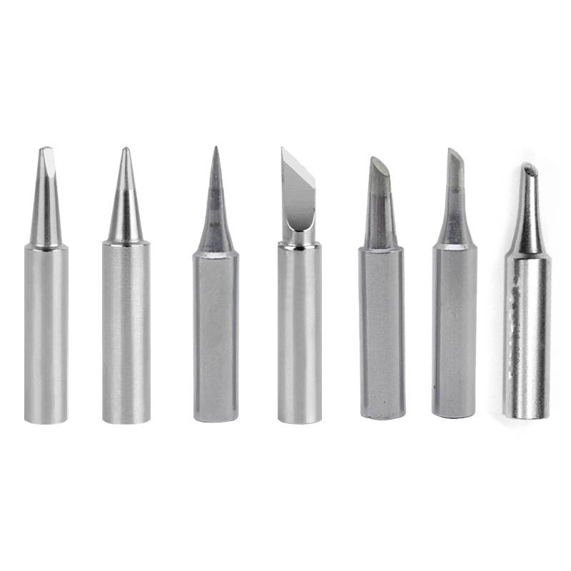 FEITA T18 soldering iron head temperature welding table accessories knife horseshoe pointed heating Luo iron head welding turtle