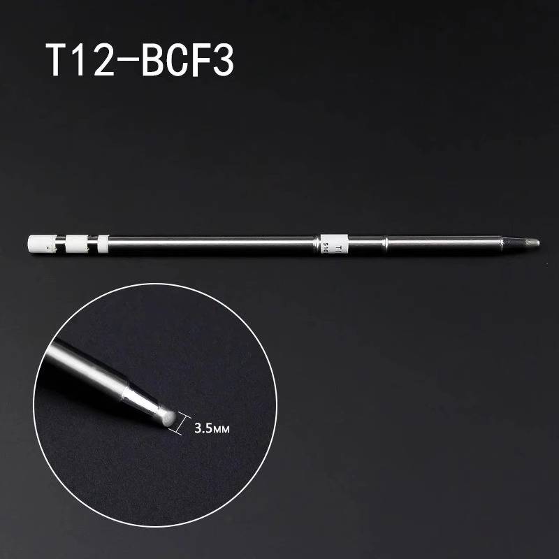 T12 soldering iron headless welding head pointed head horseshoe head, knife head K b