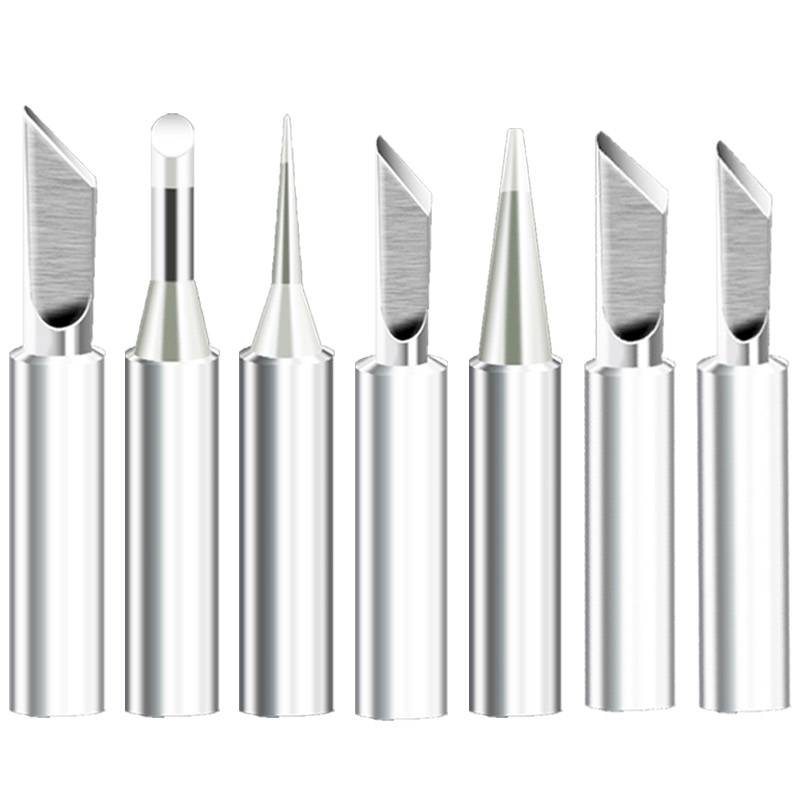 936 Thermal constant temperature electricity iron illegal iron illegal tip of the soldering iron head tip knife horseshoe flat head black King Kong environmental protection welding Luo iron iron