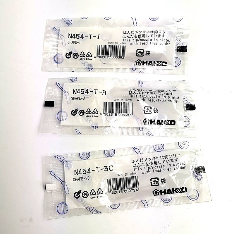 Japan's white light soldering iron head tipper oblique head 454-T-I B 2C 3C oblique head horseshoe head*