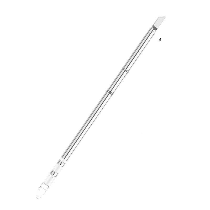 12 Big iron head integrated heating core white light radio soldering iron welding universal knife T2 Jiefei mouth horseshoe pointed pointed T1-K