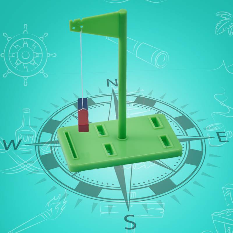 Primary school second -year scientific magnetic magnetic experiment set strong magnetic strip -shaped horseshoe Children's teaching aid magnetism with iron suction