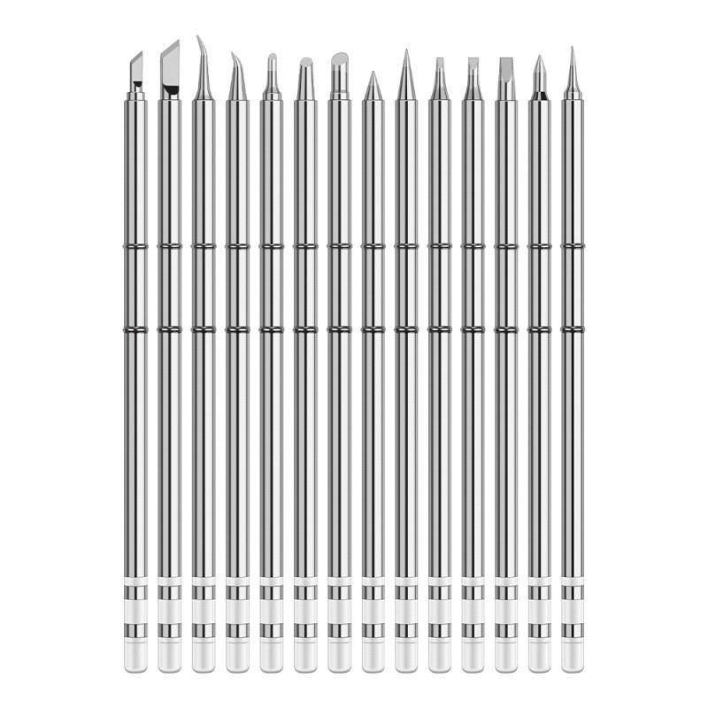 Xufeng T12 Lead -Leading iron head Boom -headed horseshoe -shaped round head chromium iron head k8933 soldering iron head soldering iron