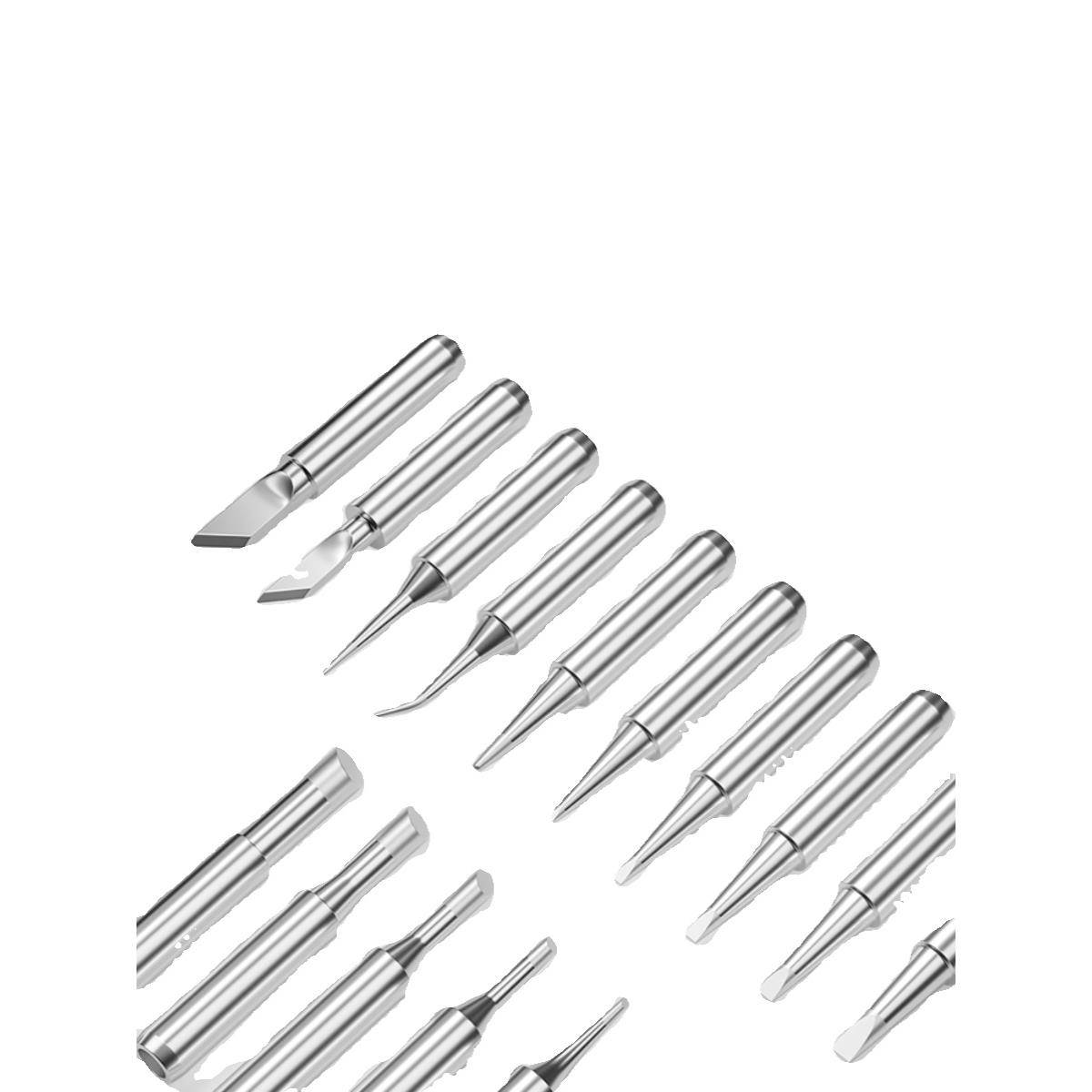 936 Big iron head pointed electric iron horseshoe flat head -flat head constant temperature electrophorette iron head 907 chromium head knife mouth welding universal