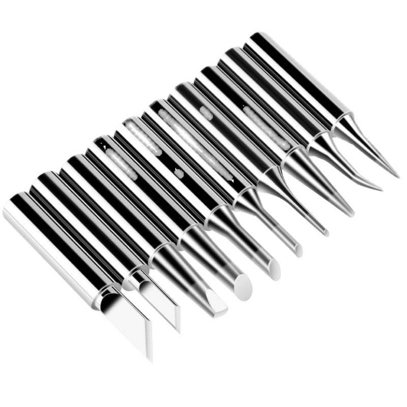 Soldering iron head 936 General inner thermal accessories chromium iron and electric Luo iron head mouth 900M knife head type constant temperature knife mouth horseshoe