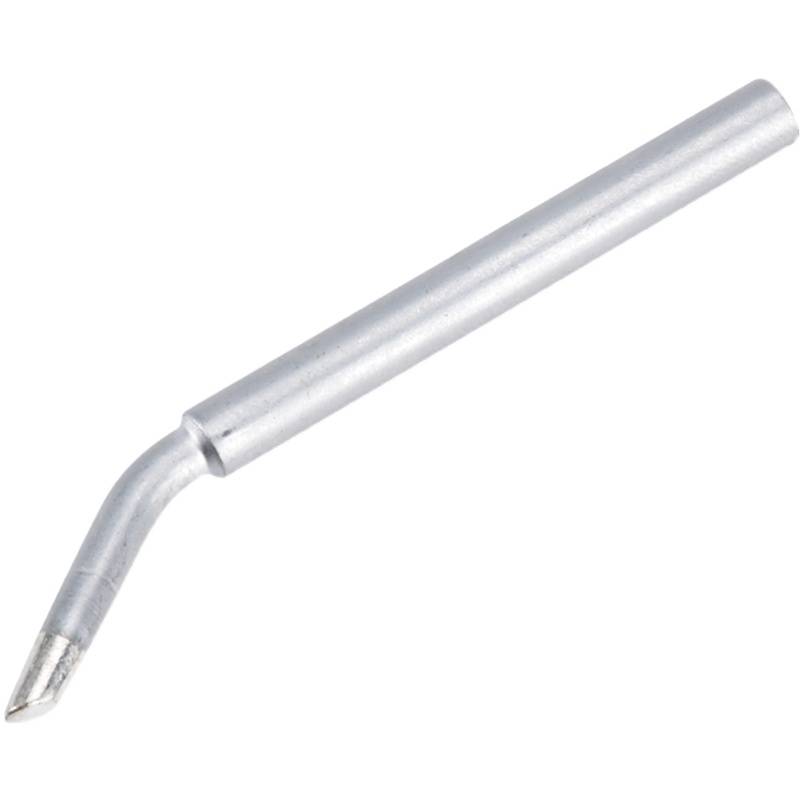 Weld electromechanical soldering iron head welding torch elbow horseshoe -shaped welding machine outside the heat large oblique oblique flat head curved iron iron head
