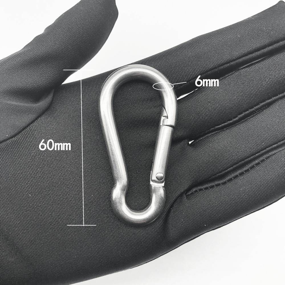 Dog stainless steel accessories Dog chain buckle traction rope rotation ring connected ring horseshoe unloading item ring iron hook