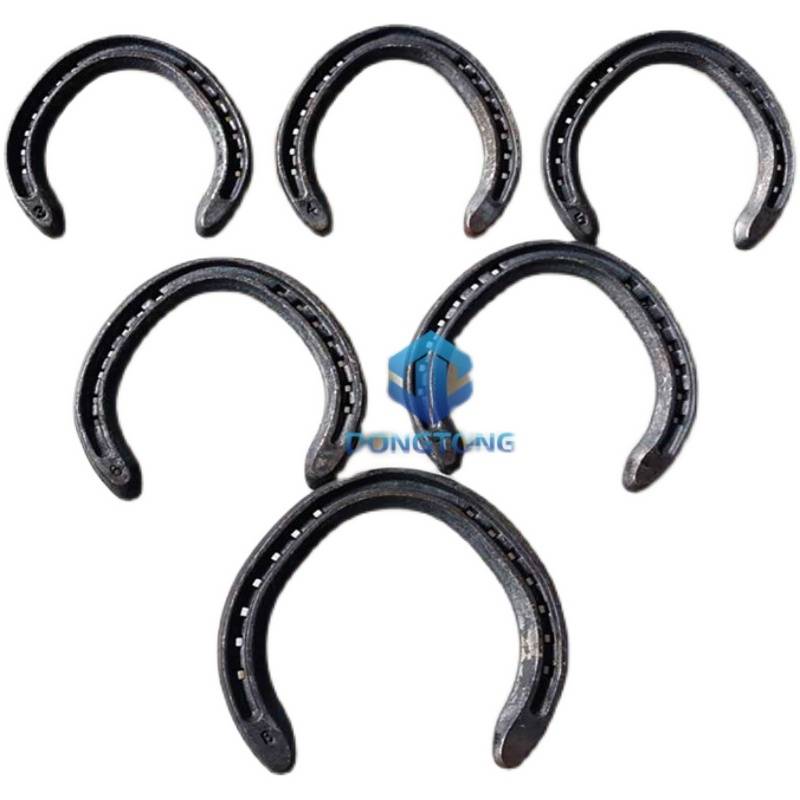 Export speed hoof iron forged steel horseshoe horseshoe handrill distribution 24 hoof nail training horses -race taught horses palm