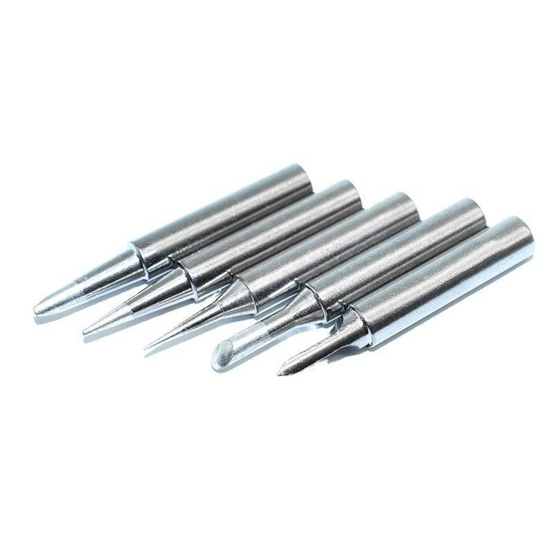 5 installed iron head series 936 welded iron tempical heating temperature electrophoresis Luo iron head knife mouth Horseshoe head B mouth tip